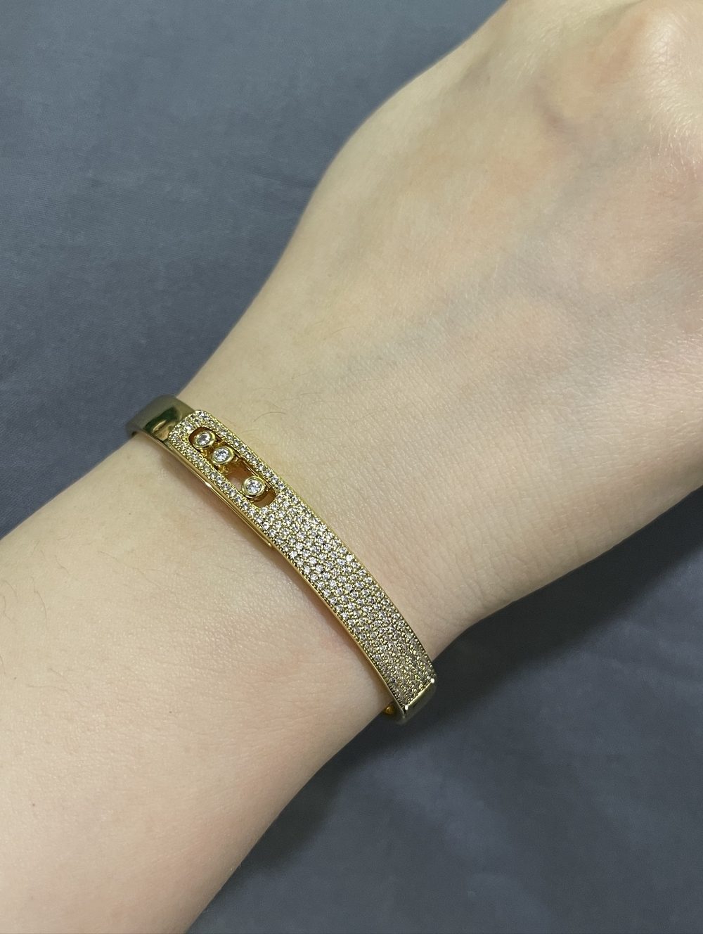 Messika Move Noa 18K Yellow Gold Diamond Bracelet